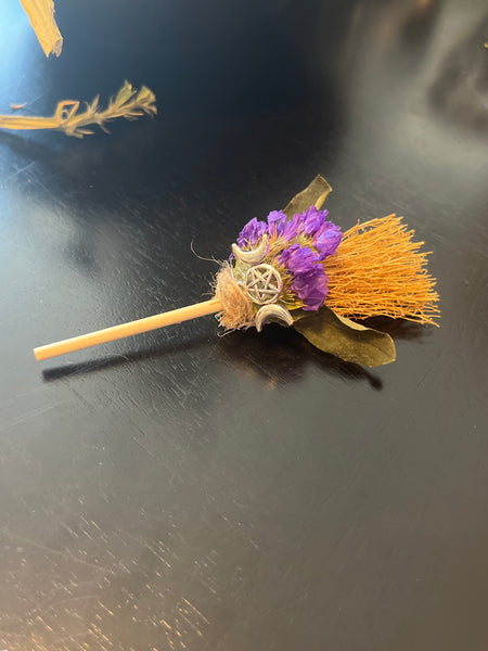 Mini Altar Besom with Charm