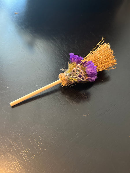 Mini Altar Besom with Charm