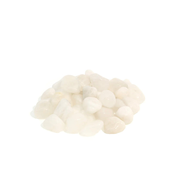 White Quartz B Tumbled Stones