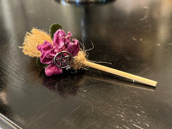 Mini Altar Besom with Charm