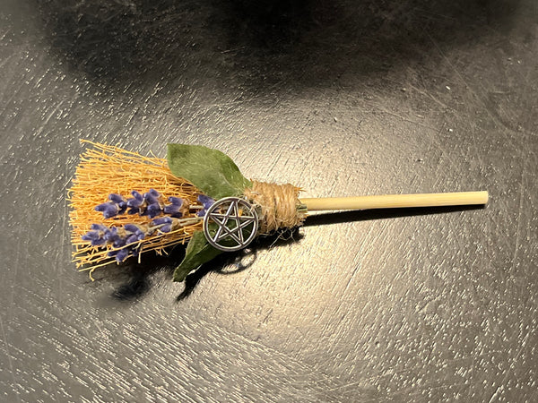 Mini Altar Besom with Charm