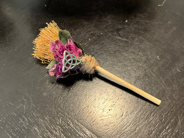 Mini Altar Besom with Charm