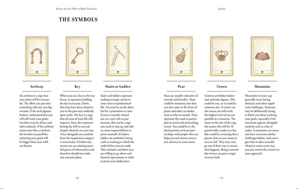 Harney & Sons How to Read Tea Leaves: A Card Deck and Guidebook for Divination