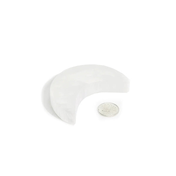 Selenite (Satin Spar) Moon