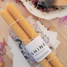 SHINE Beeswax Candles