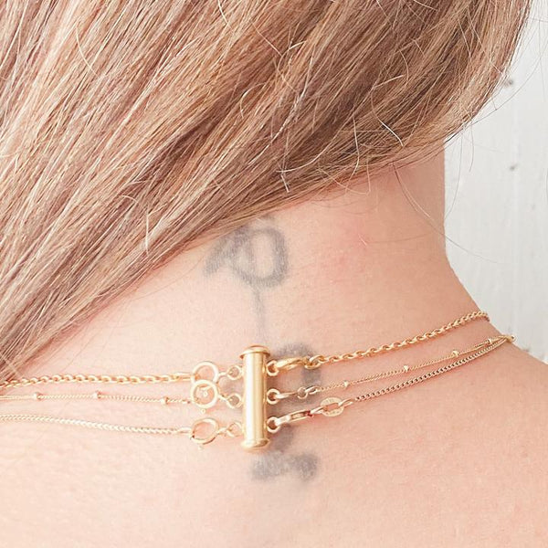 P + G Necklace Layering Genie