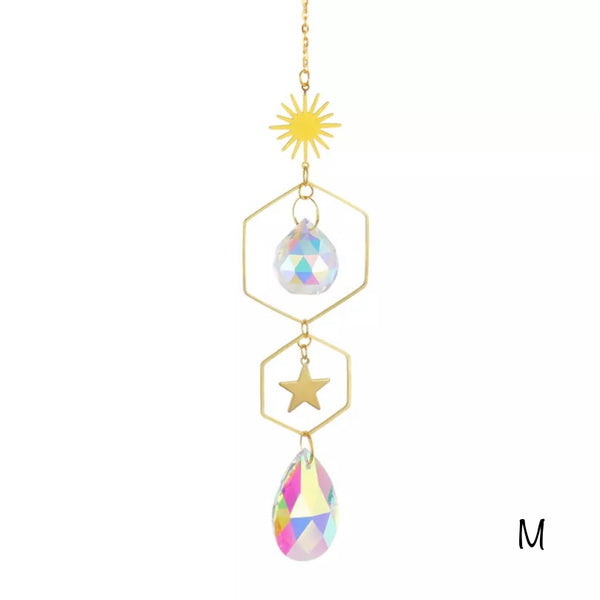 Gold Crystal Suncatcher 3