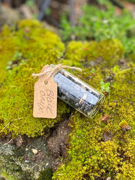 Small Wish Bottles w/ Guiding Crystals