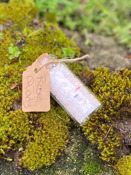 Small Wish Bottles w/ Guiding Crystals