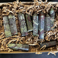 Dragon Blood Jasper Generator Tower – Strength & Heart Healing Crystal