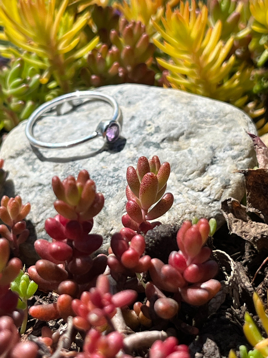 Silver Ring w/ Semi Precious Stone