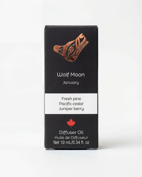 JANUARY WOLF MOON DIFFUSER OIL | FRESH PINE + PACIFIC CEDAR + JUNIPER BERRY