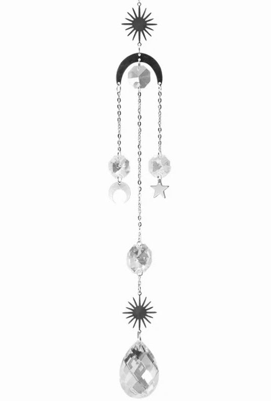 Silver Crystal Suncatcher