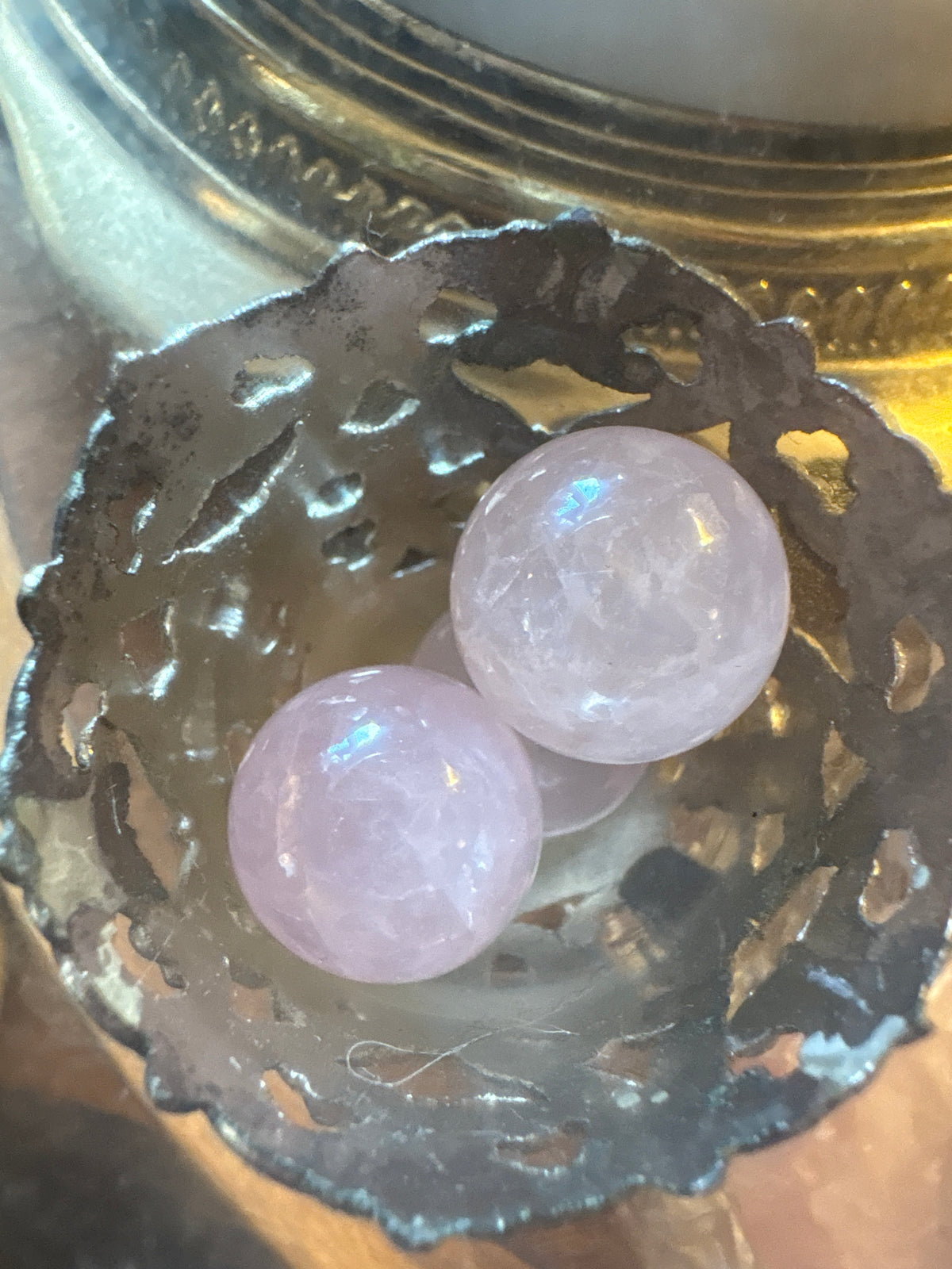 Rose Quartz Orb & Sphere – Love & Self-Compassion Healing Crystal