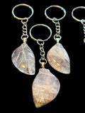 Leaf Crystal Keychain