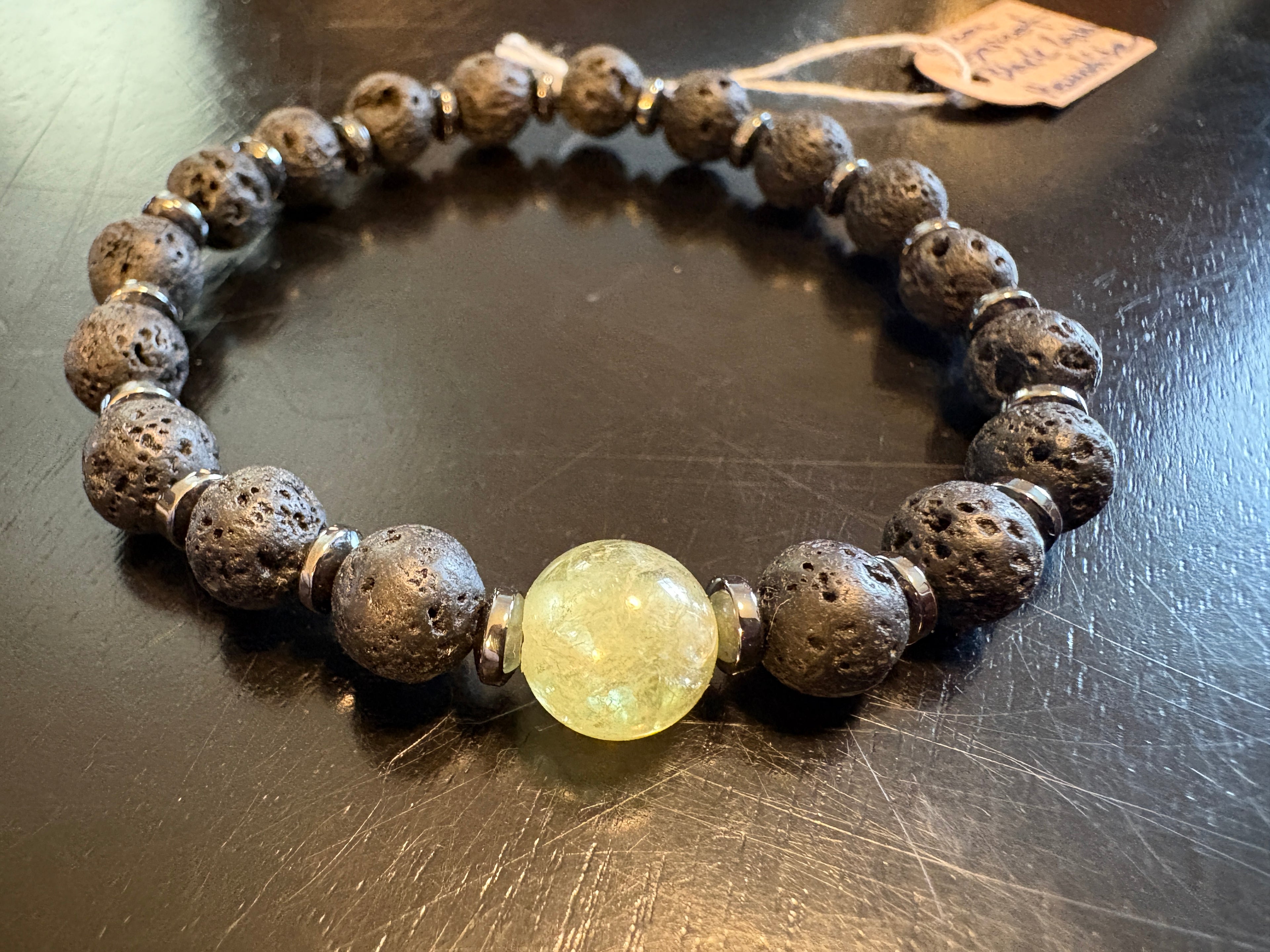 Kids Lava Bracelet w/ Hematite by Brent McMaster