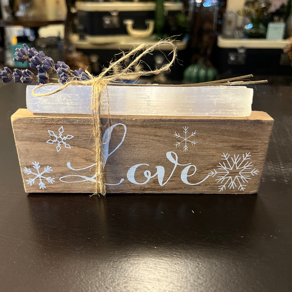 Holiday Wood Tabletop Signs