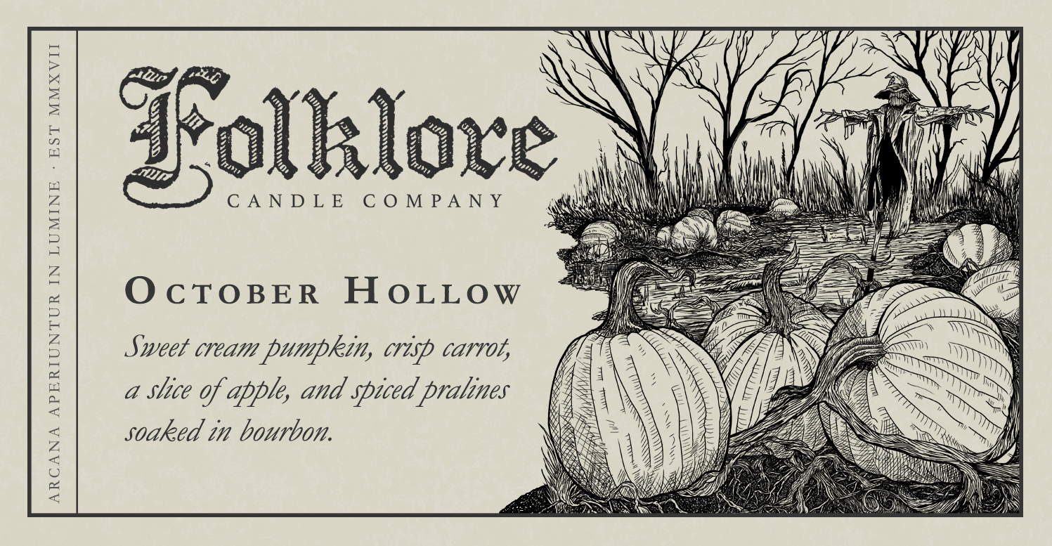 Luminary Studio - [FALL] October Hollow Soy Candle by Folklore Candle Co