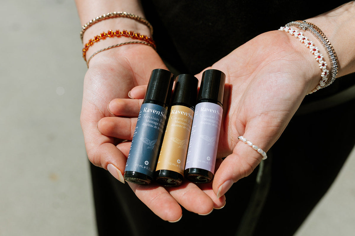 Tension Relief Personal Massage Roller | Lavender + Peppermint + Chamomile