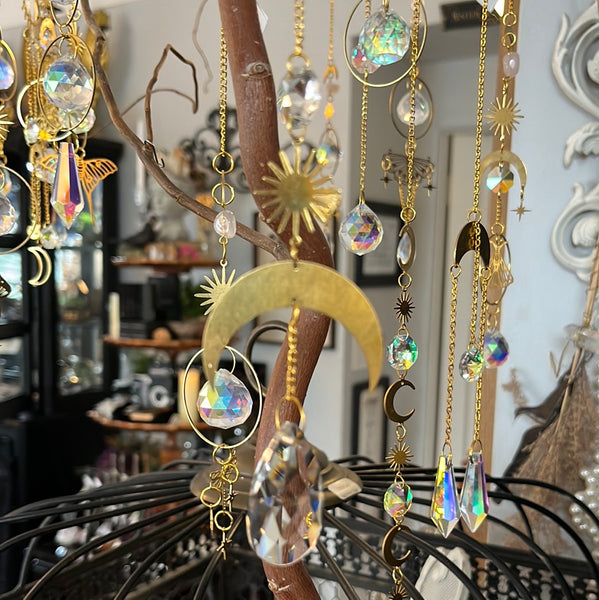 Gold Crystal Suncatcher 2