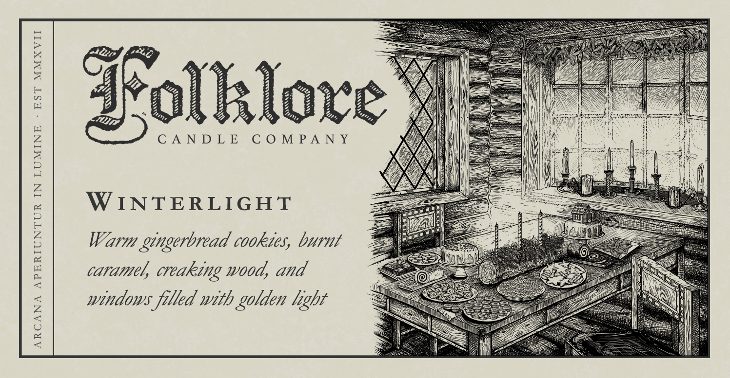 Luminary Studio - Winterlight Soy Candle [SEASONAL] by Folklore Candle Co
