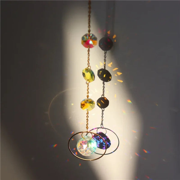Gold Crystal Suncatcher 2
