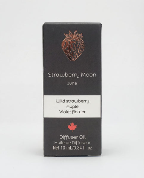 JUNE STRAWBERRY MOON DIFFUSER OIL | RASPBERRY + BLACK PLUM + VANILLA