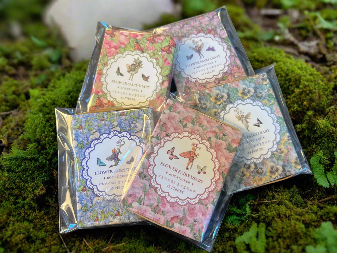 Flower Fairy Diary Box Stickers
