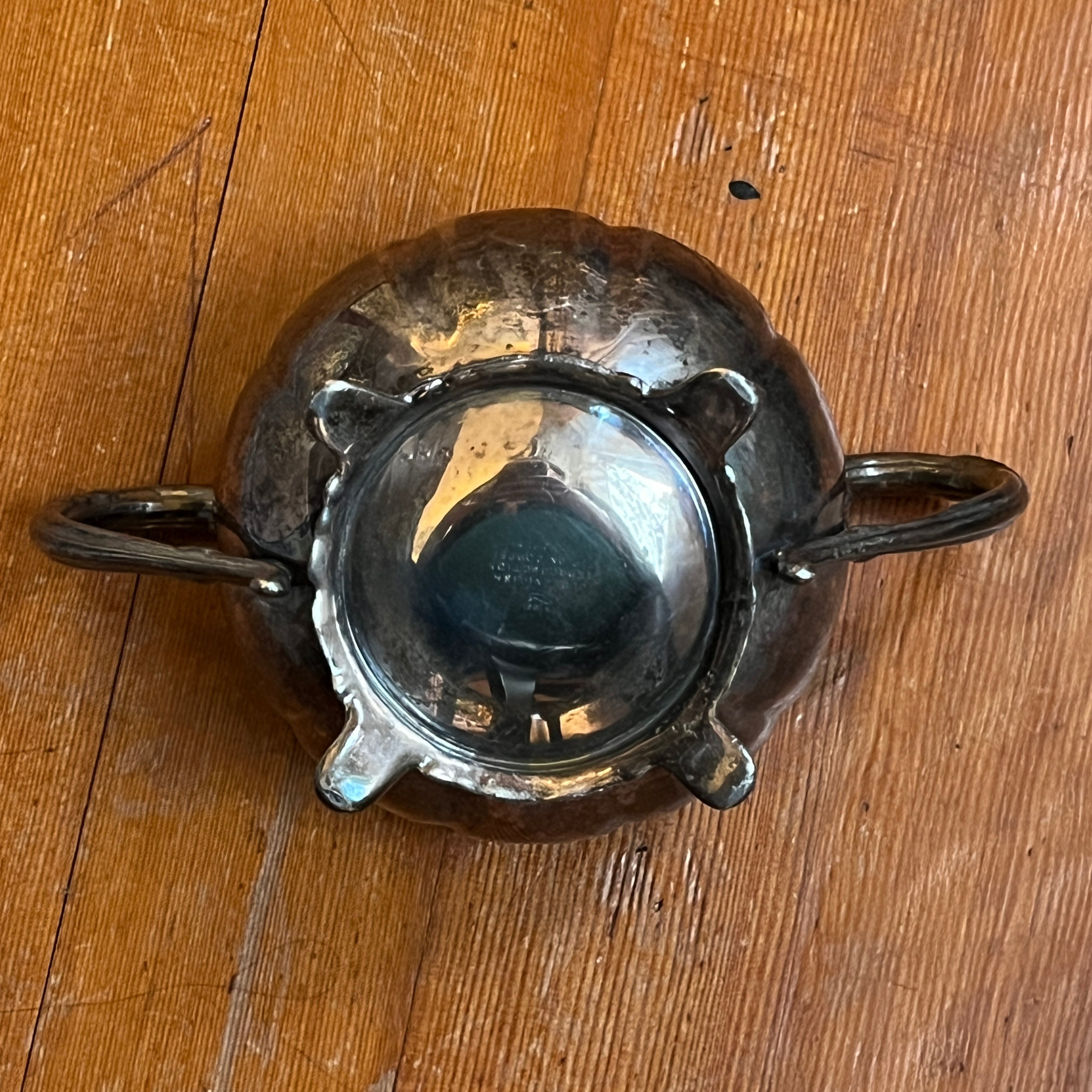 Old English Reproduction Silver Sugar Bowl