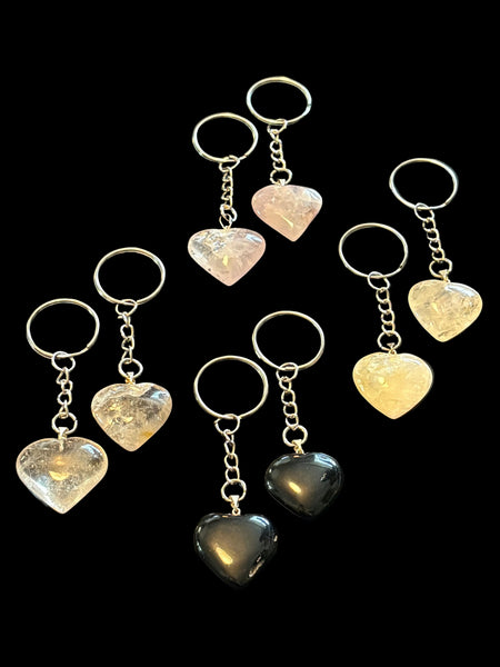 Heart Crystal Keychain