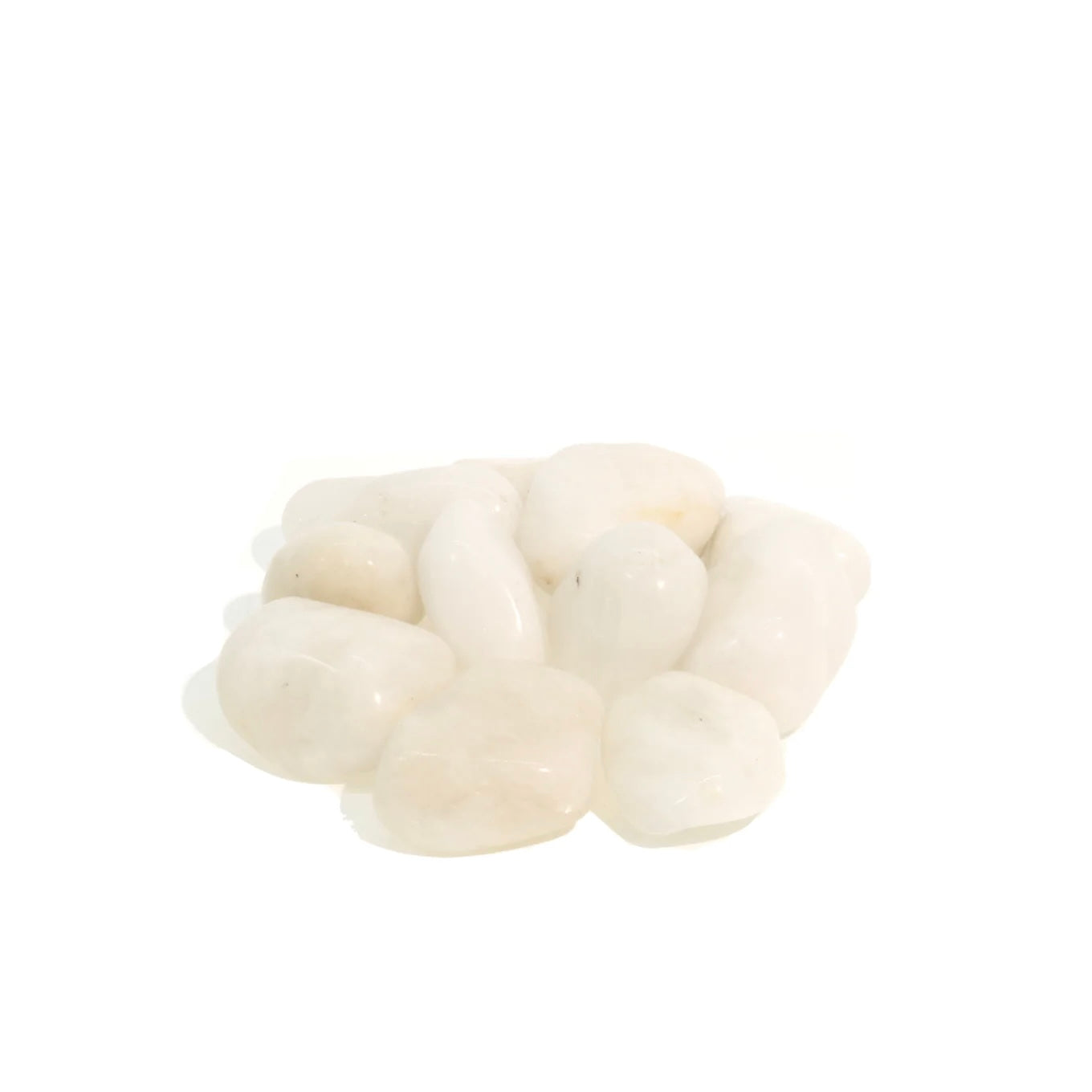 White Quartz Tumbled Stone – Purity & Clarity Healing Crystal (B Grade)