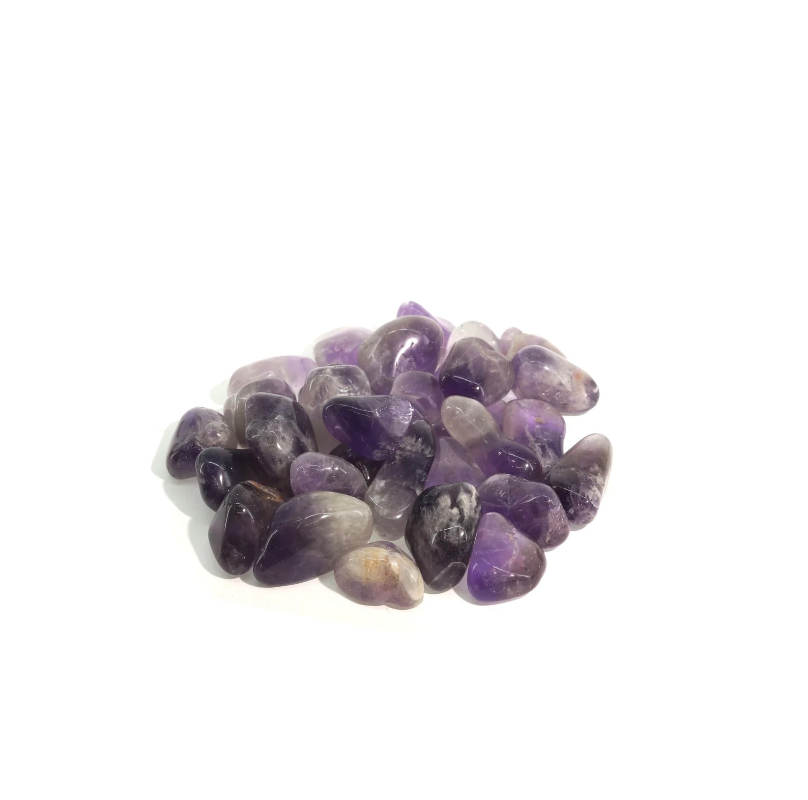 Amethyst Tumbled Stone – Intuition & Spiritual Protection Healing Crystal (B Grade)