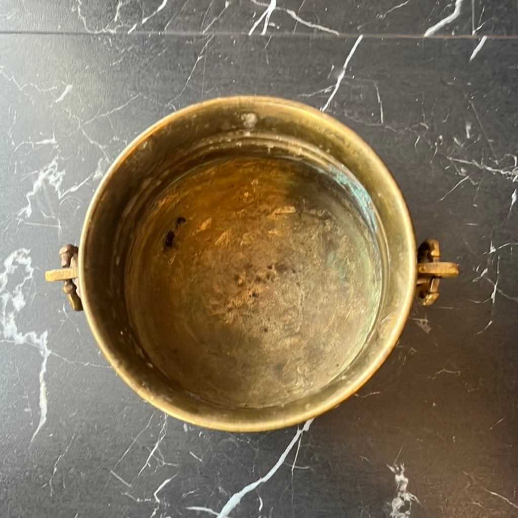 Pot Belly Brass Pot/ Cauldron Medium