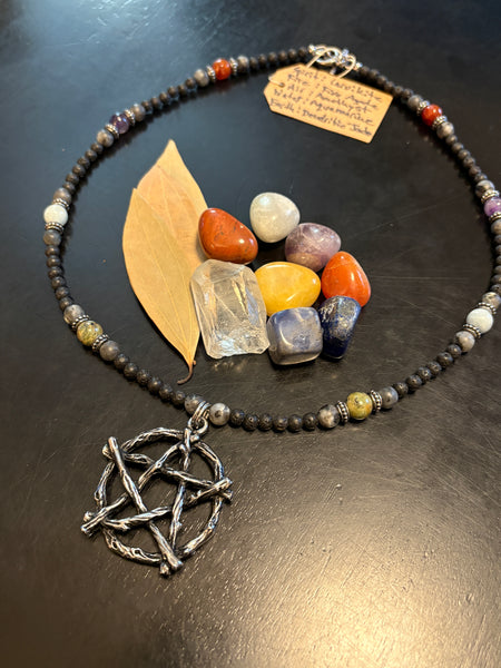 Brent Elemental Lava Necklace