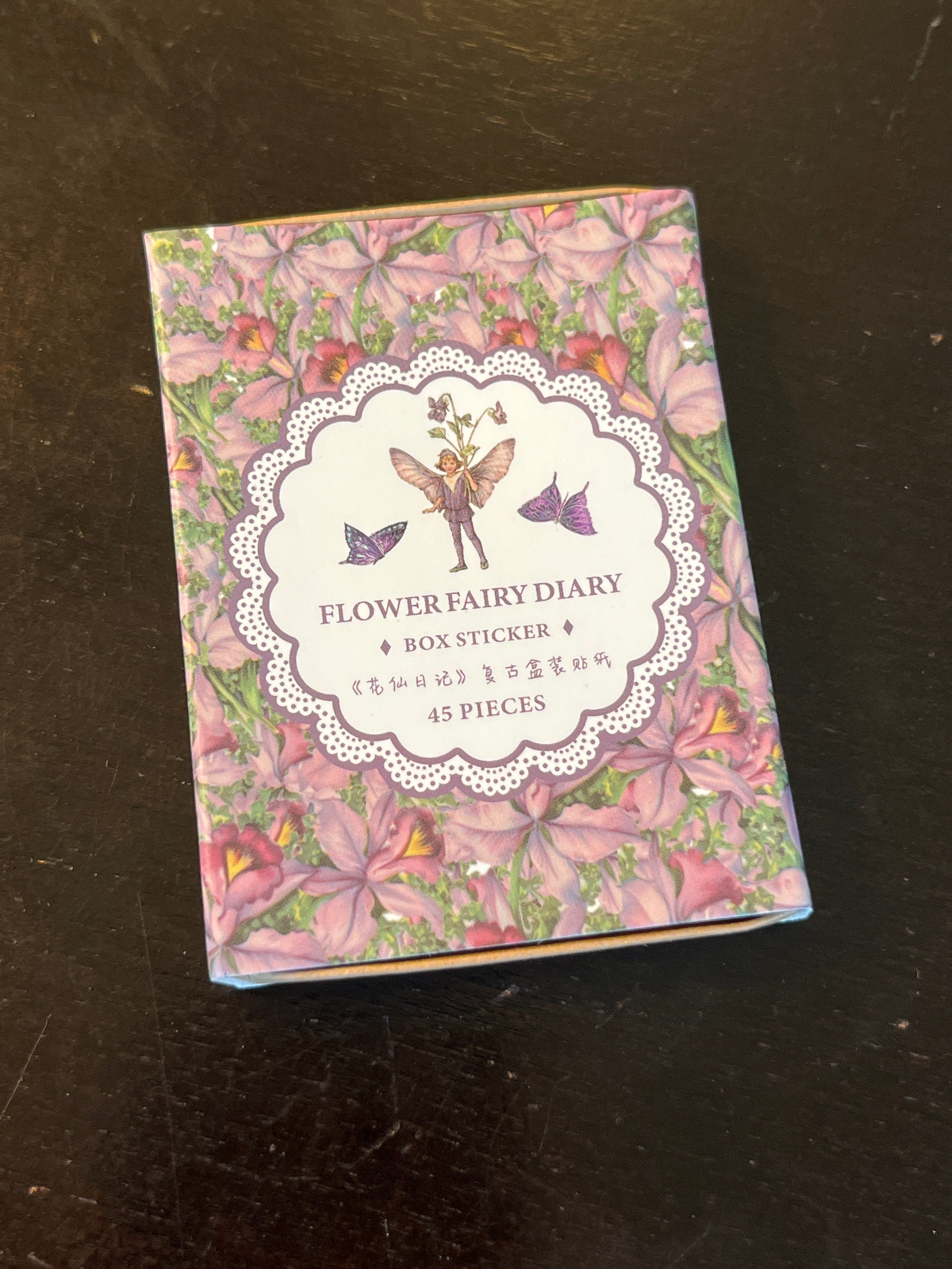 Flower Fairy Diary Box Stickers