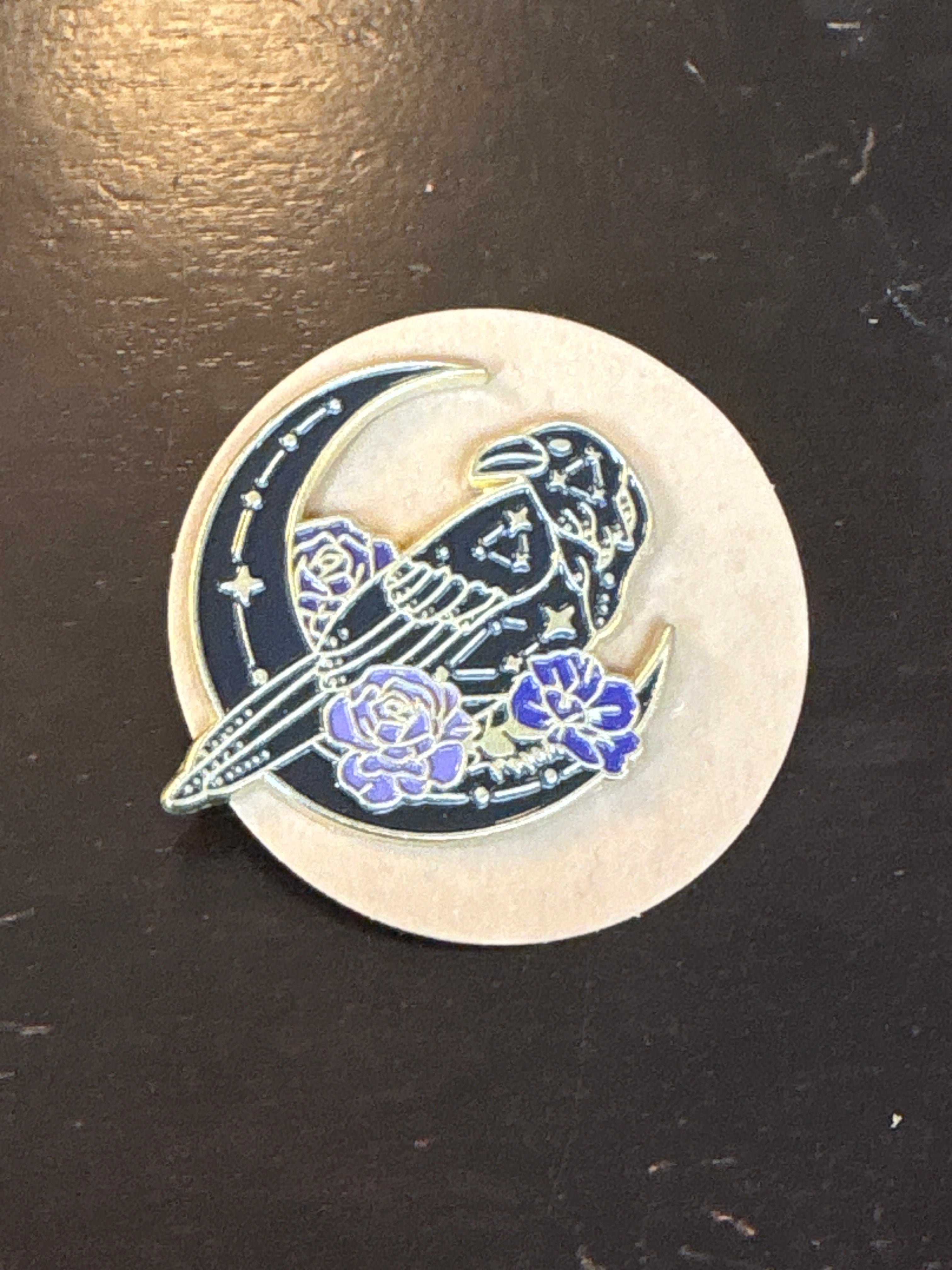 Enamel Crow/ Raven Pin