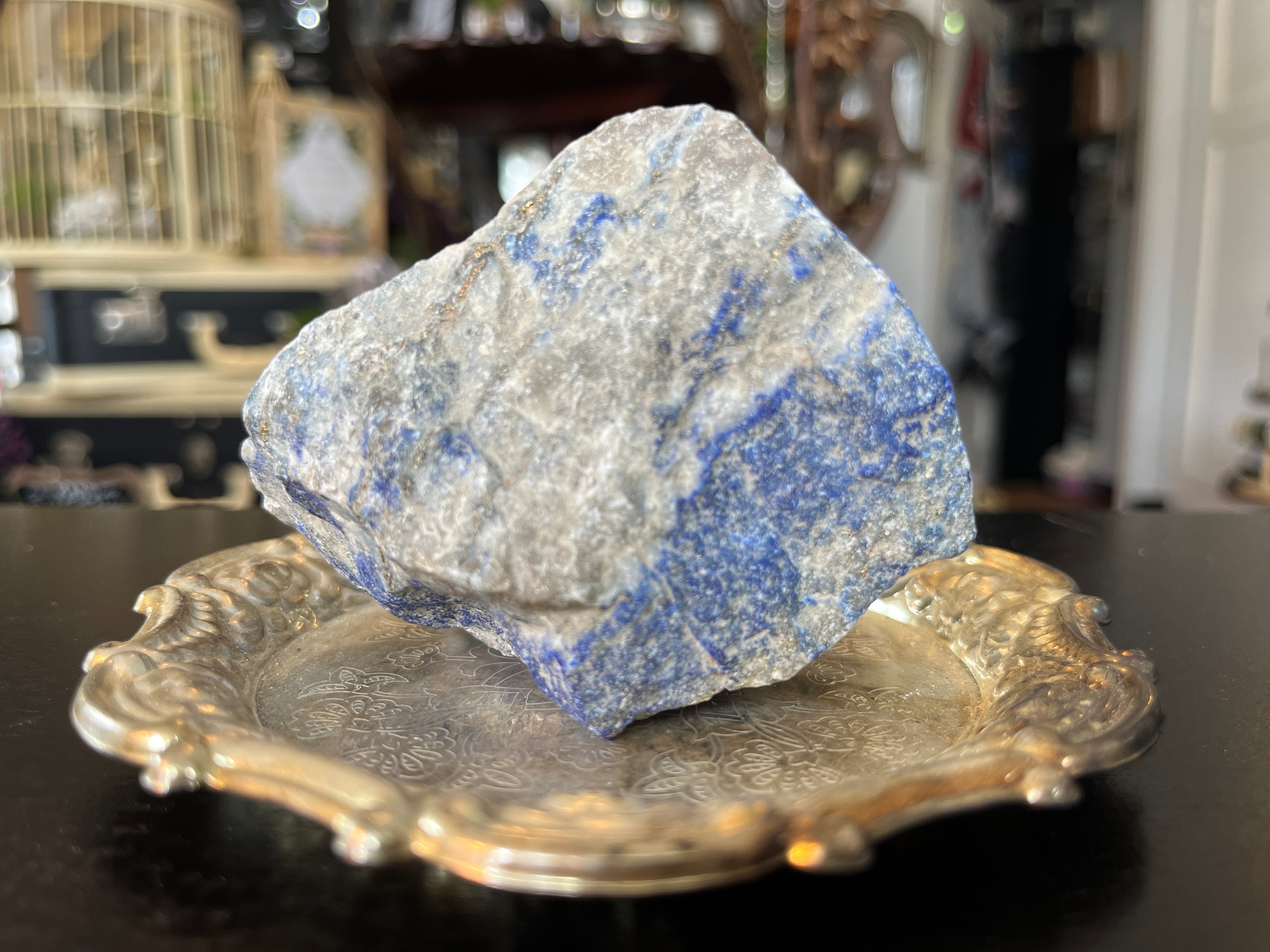 Lapis Lazuli Rough Stone – Wisdom & Inner Truth Healing Crystal (A Grade, Size 5)