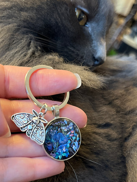 Moth Keychain