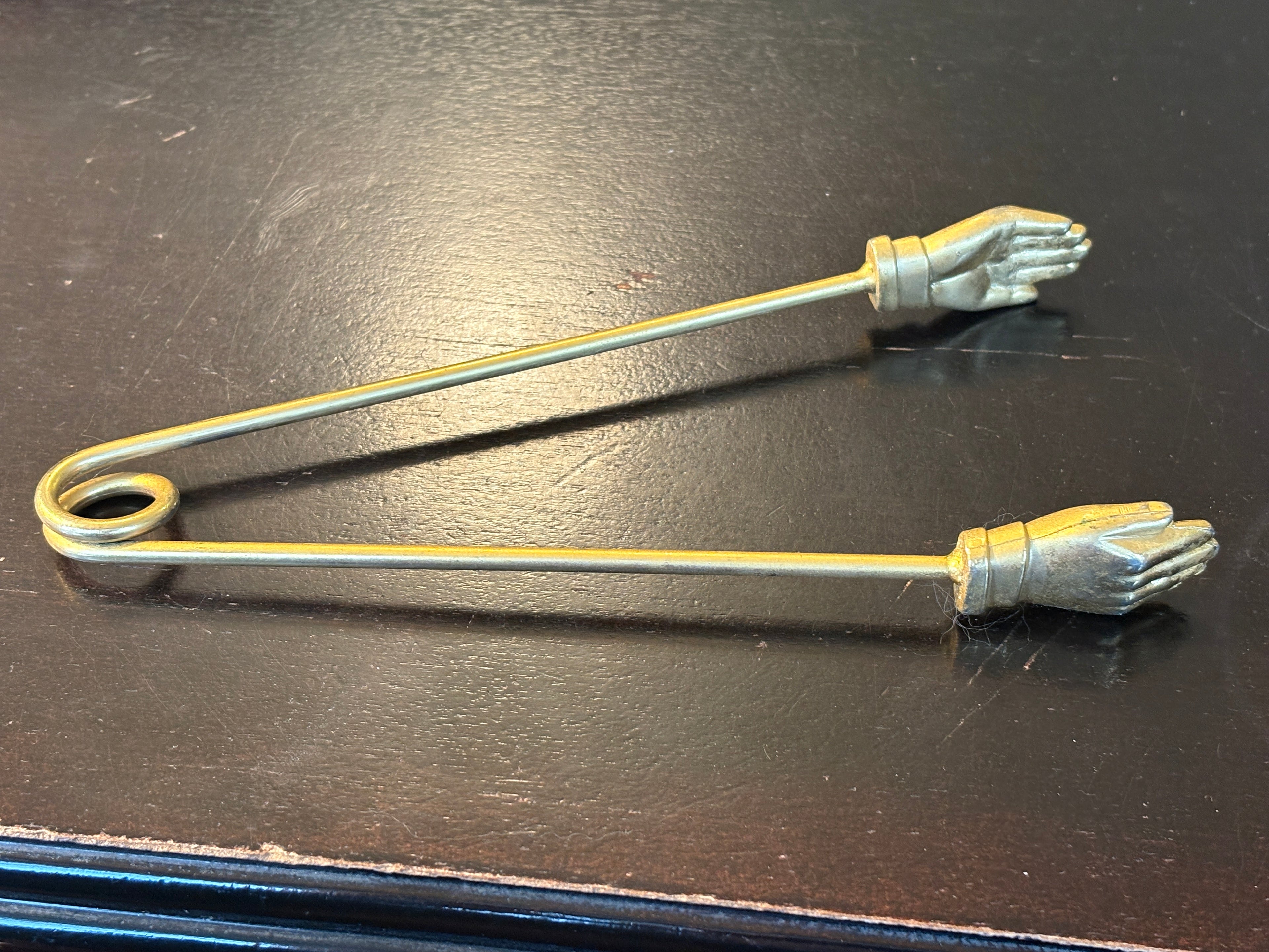 Vintage Brass Hand Tongs — Hands of Offering