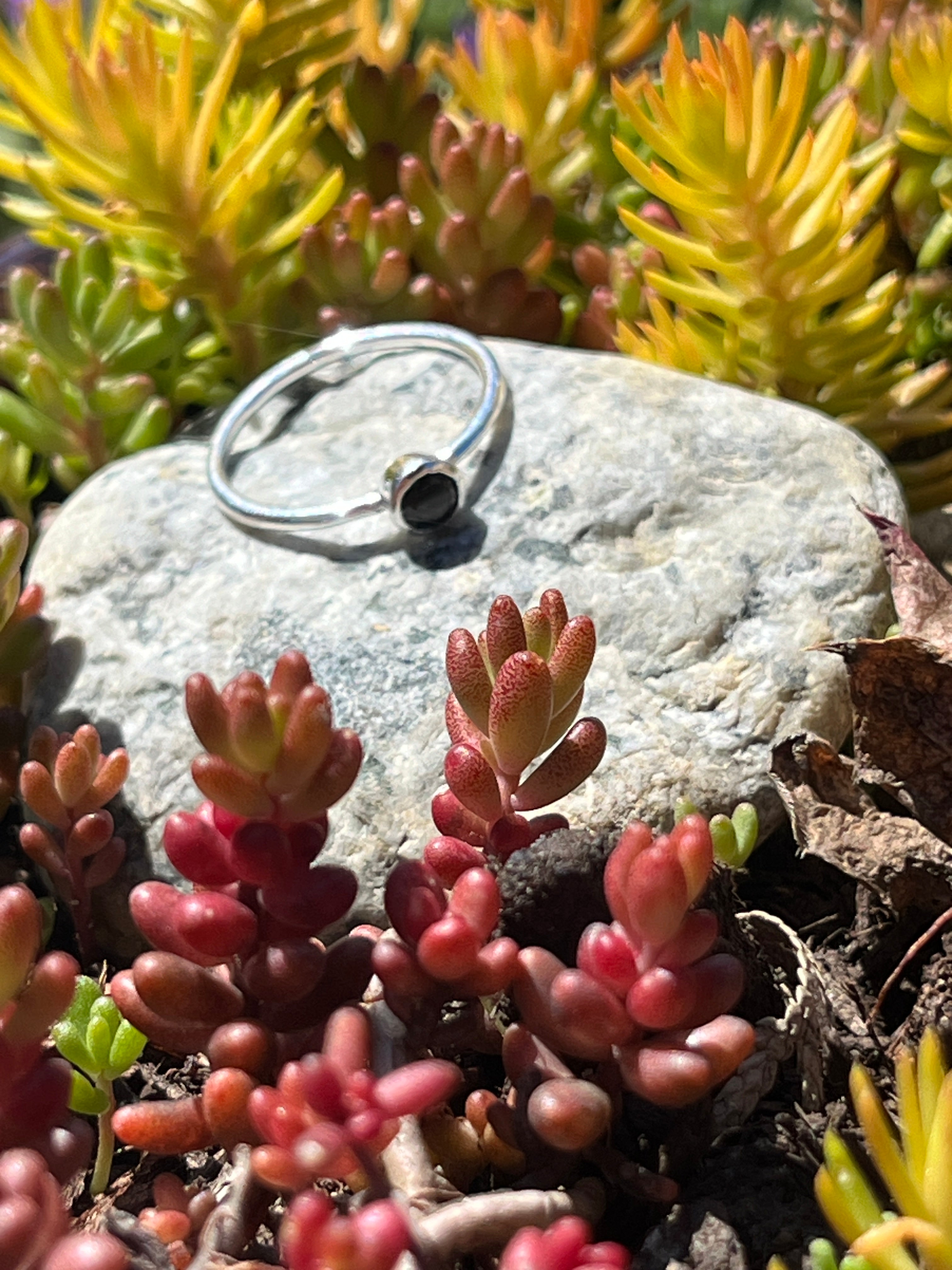 Silver Ring w/ Semi Precious Stone