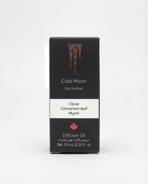 DECEMBER COLD MOON DIFFUSER OIL | CLOVE + CINNAMON LEAF + MYRRH