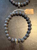 Cognac Baltic Amber w/ Lava & Skulls by Brent McMaster