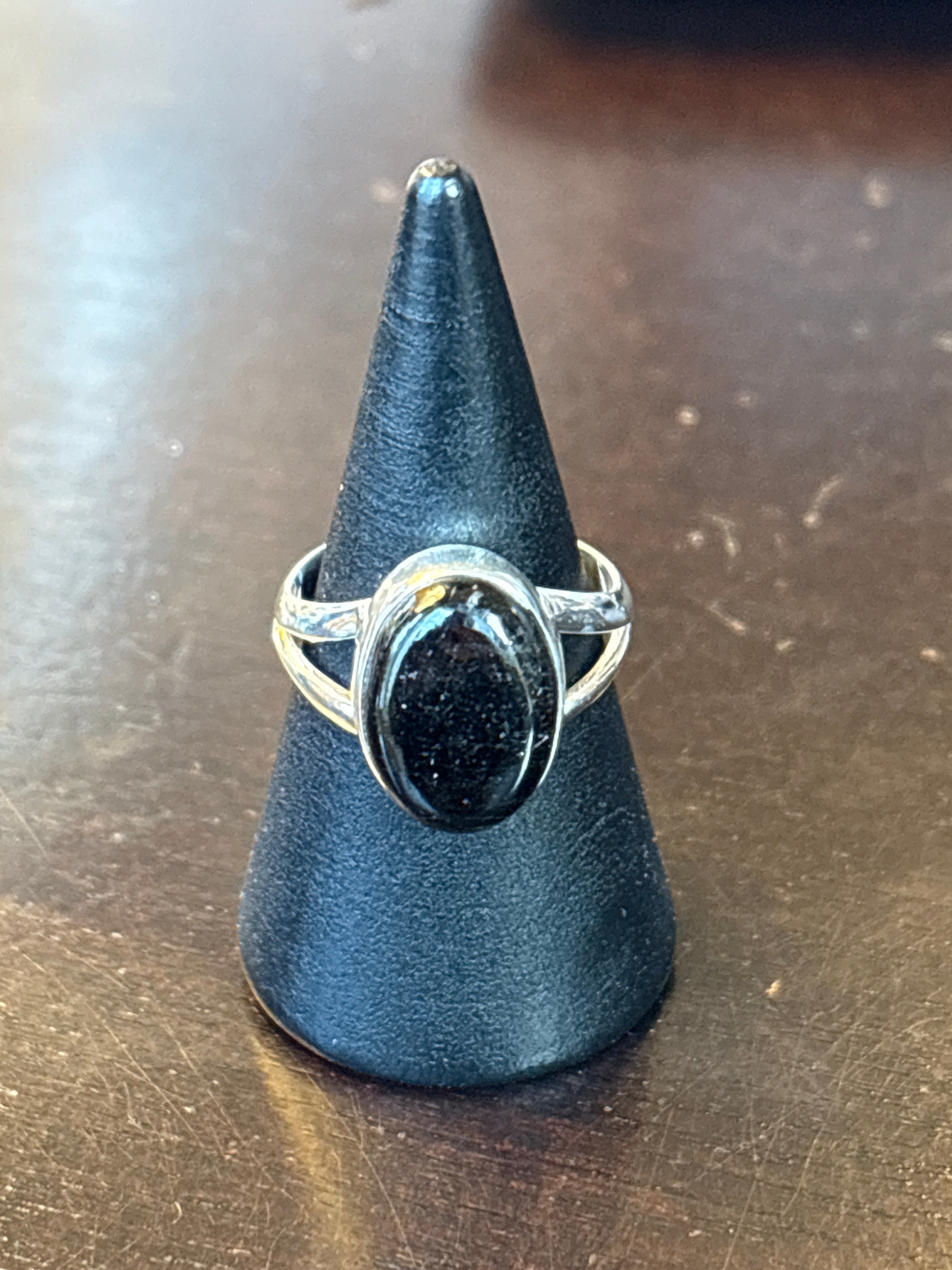 Silver .925 Tourmaline Ring (205) – Protection & Grounding Crystal Jewelry