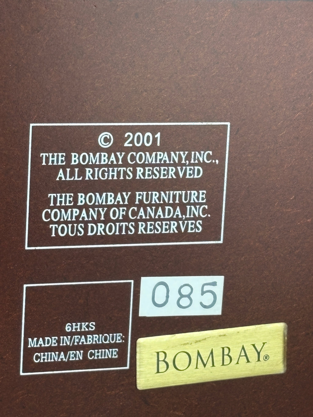 Vintage Bombay Company Belmont Mantel Clock – Hidden Storage Treasure