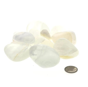 Aragonite White Tumbled Stones