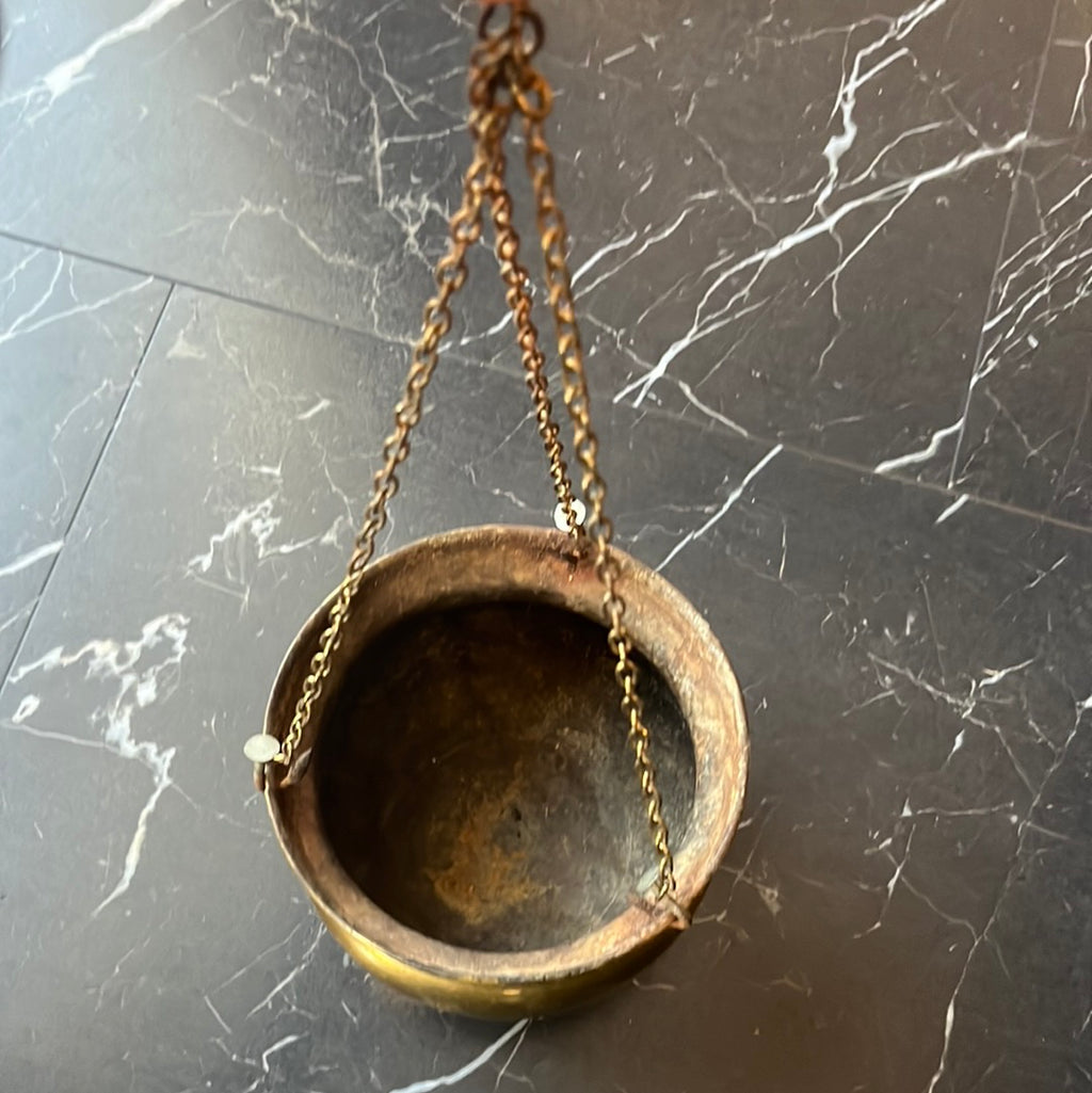 Hanging Brass Pot/ Cauldron Small