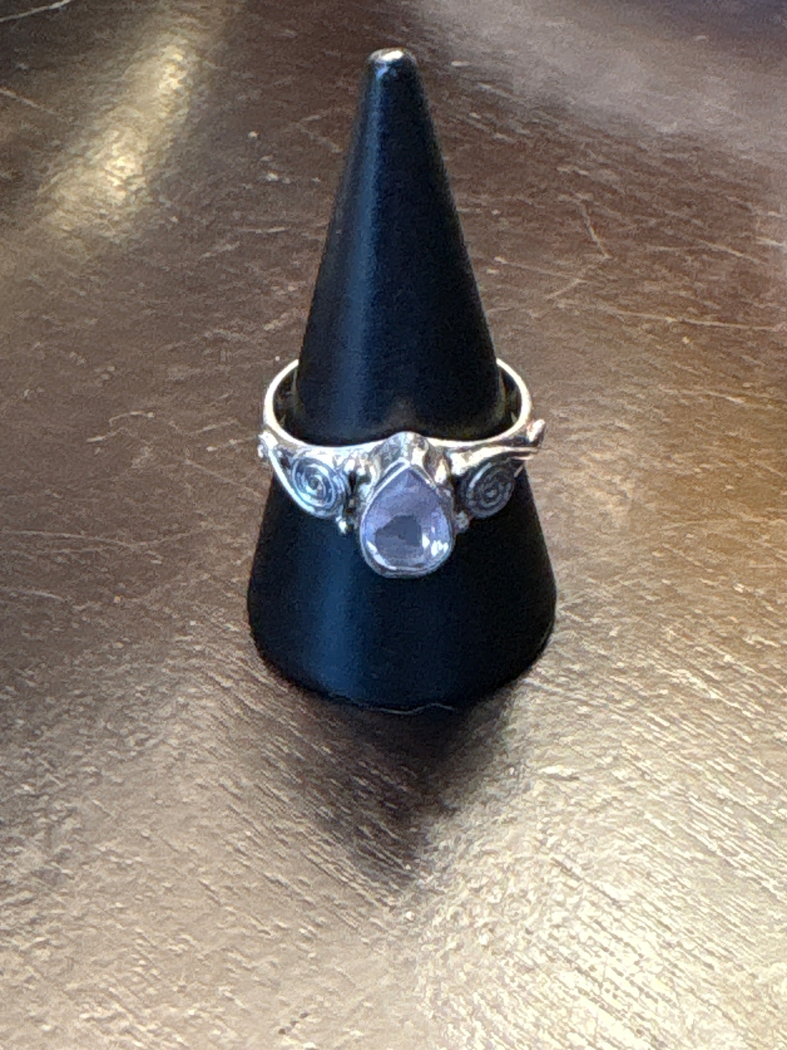 Silver .925 Rose Quartz Ring (175) – Love & Self-Compassion Crystal Jewelry