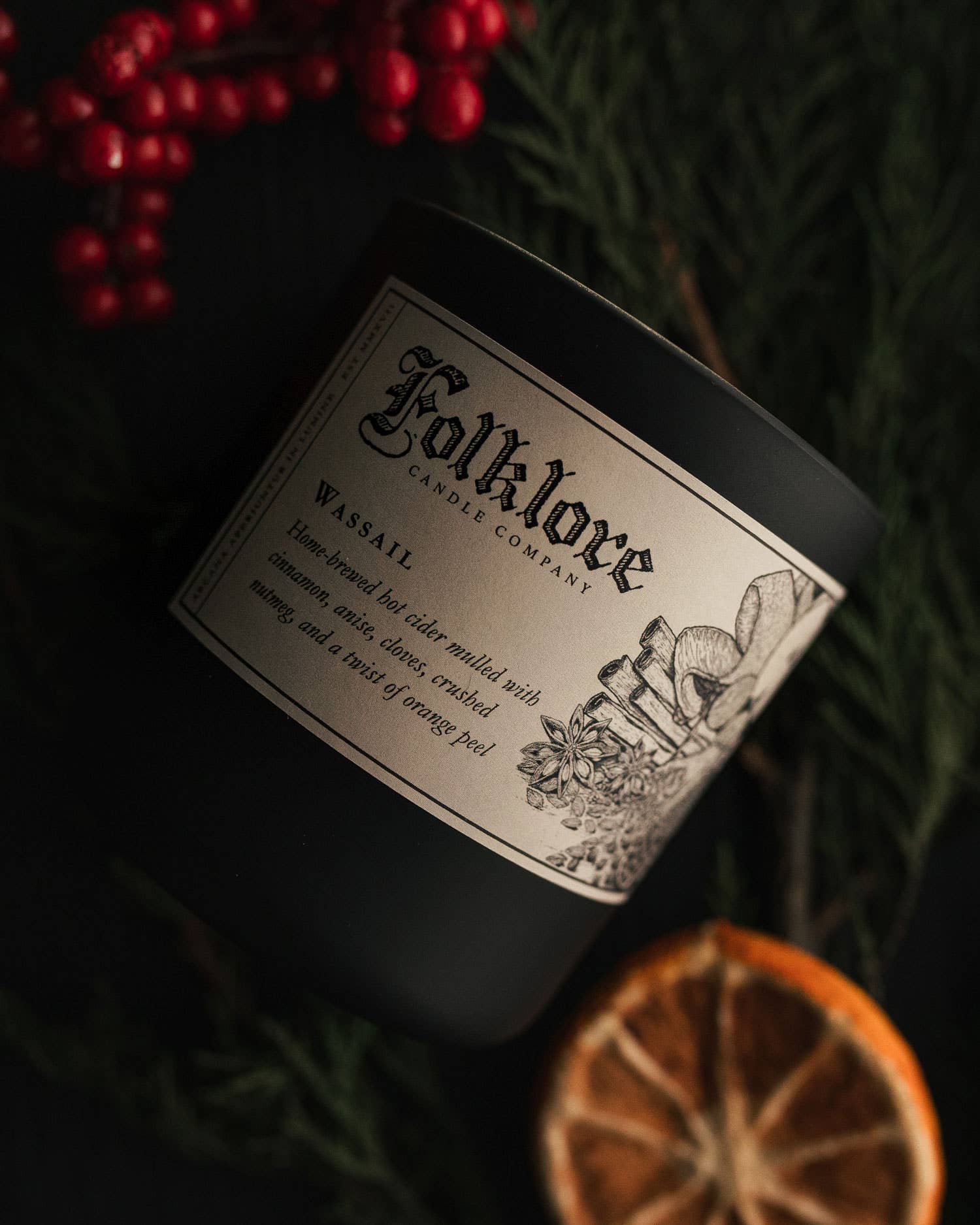 Luminary Studio - Wassail Soy Candle [SEASONAL] by Folklore Candle Co