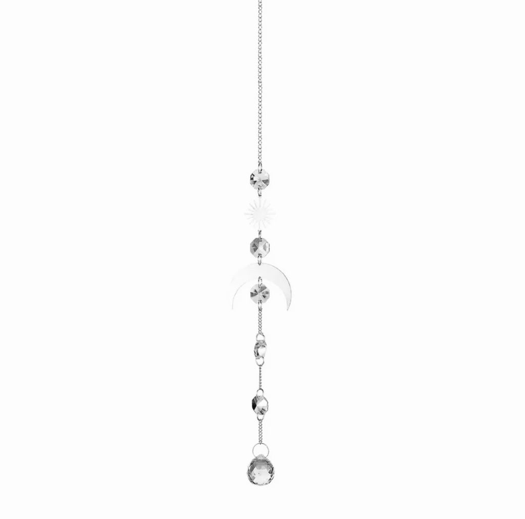 Silver Crystal Suncatcher