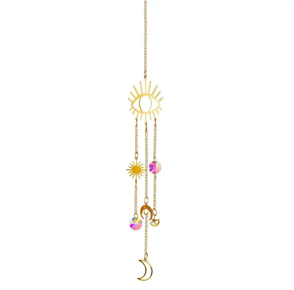Gold Crystal Suncatcher 2